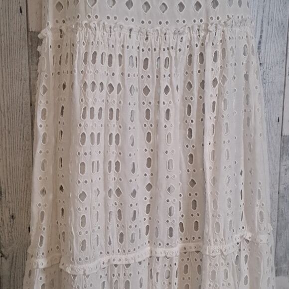 Lilly Pulitzer INDIRA Swing DRESS Resort SNOW White Eyelet - Picture 8 of 11